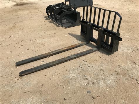 6 foot skid steer forks|aftermarket skid steer forks.